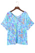 Loose Painted Floral Tee